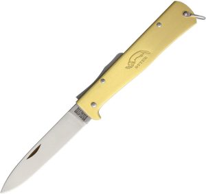 Otter-Messer Mercator Clip Lockback - Brass Handle