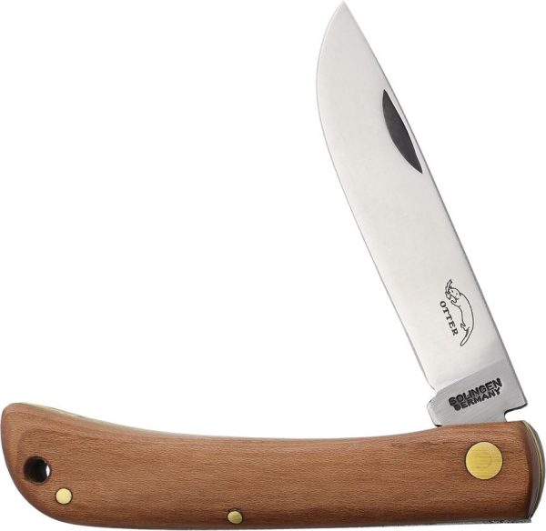 Otter-Messer Small Hippekniep Plum Folding Knife Carbon Steel