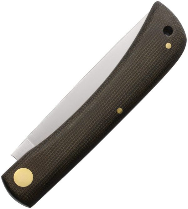 Otter-Messer Medium Hippekniep Folding Knife Green Micarta