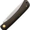 Otter-Messer Large Hippekniep Folding Knife Green Micarta Carbon Steel