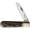 OTTER-Messer Small Hunting Pocket Knife Carbon Steel Stag Bone