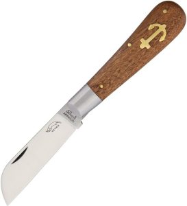 OTTER-Messer Large Anchor Knife Sapeli Wood Carbon Steel Folding