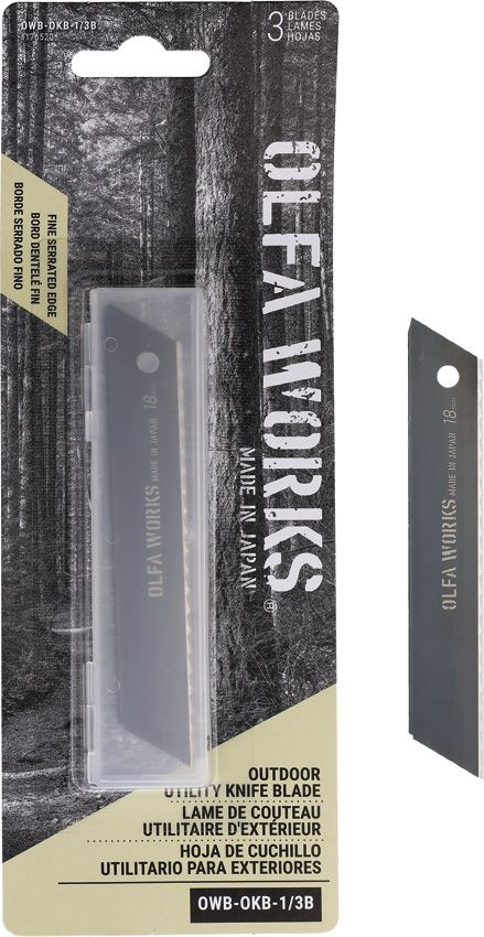 OWBOKB13B.jpg OLFA WORKS Outdoor Utility Blades 3-Pack