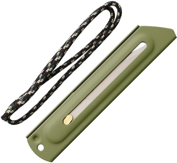 OWUCK1OD_add_01.jpg OLFA WORKS Utility Camp Knife OD - Compact