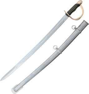 India Made Cavalry Sword 22.5" Steel Blade Fixed Blade