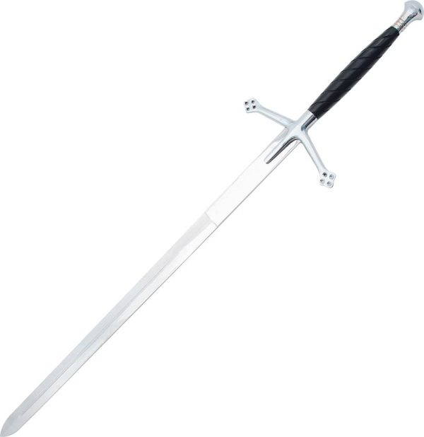 Pakistan Claymore Sword Black 55" Stainless Steel Fixed Blade