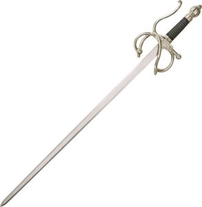 Pakistan El Cid Rapier - 37.5in Stainless Blade Black Handle
