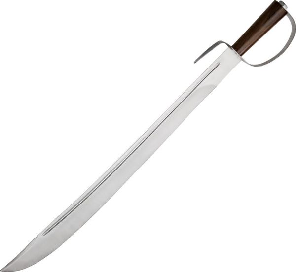 Pakistan Cutlass Fixed Blade 26.25" Steel Brown Wood Handle