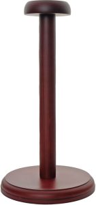 PA2033.jpg India Made Helmet Display Stand Mahogany Finish