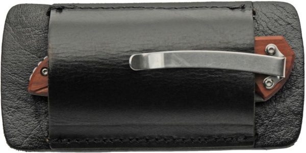 Rite Edge Folding Knife Belt Sheath 4.75 inch Black