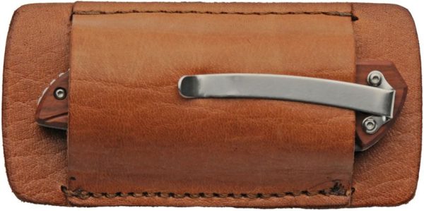 Rite Edge Folding Knife Belt Sheath 4.75 inch Brown