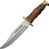 Pakistan Bowie Wood Handle Fixed Blade - 6.25in