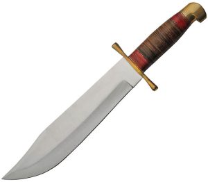 Pakistan Bowie Stacked Leather - 11.5in Blade