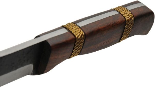 Rite Edge Hunter Brass Wrap 5.5 inch Carbon Steel