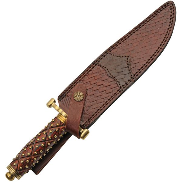 Pakistan Studded Bowie - Brass Accents