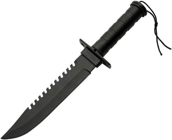 Rite Edge Black Canyon Survival Knife - Sawback