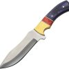 Rite Edge Hunter Opal Wood Fixed Blade Knife 5" Satin Stainless