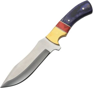 Rite Edge Hunter Opal Wood Stainless Fixed Blade