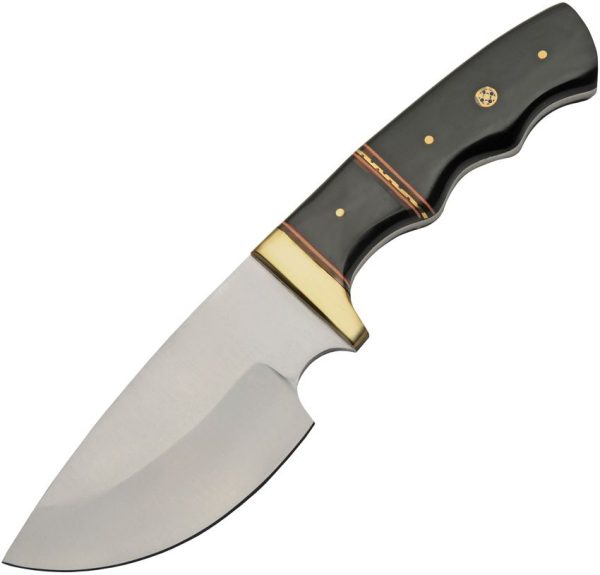 Pakistan Skinner Black Resin - Finger Grooved