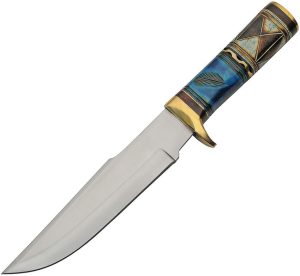 Pakistan Blue Thunder Bone Fixed Blade Knife