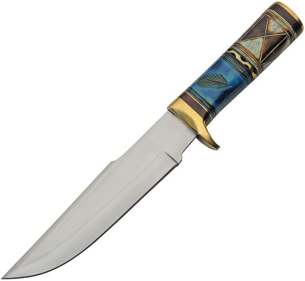 Pakistan Blue Thunder Bone Fixed Blade Knife