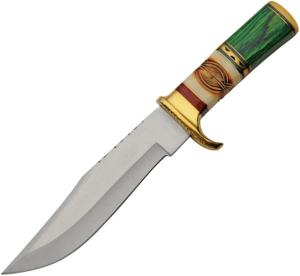 Pakistan Forest Burn Fixed Blade Hunting Knife