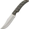 Pakistan Mountain Hunter Gray Fixed Blade - Upswept