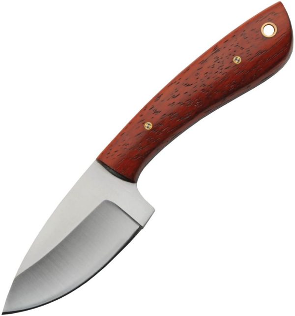 Pakistan Skinner Mahogany Fixed Blade - Compact