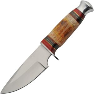Pakistan Cave Bone Hunter Fixed Blade - Brass Guard
