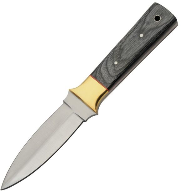 Pakistan Boot Knife Gray - Double Edge Dagger Blade