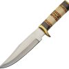 Pakistan Ring Bone Hunter Fixed Blade - Large Skinner