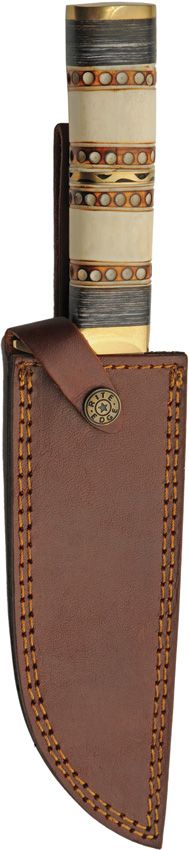 Pakistan Ring Bone Hunter Fixed Blade - Large Skinner