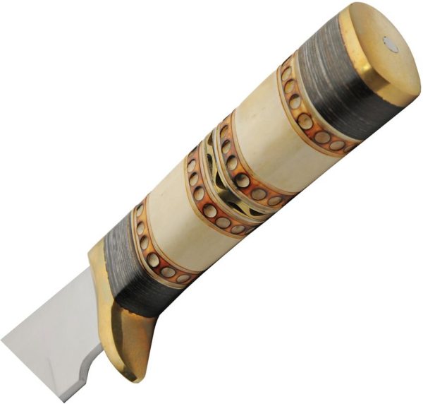 Pakistan Ring Bone Hunter Fixed Blade - Large Skinner