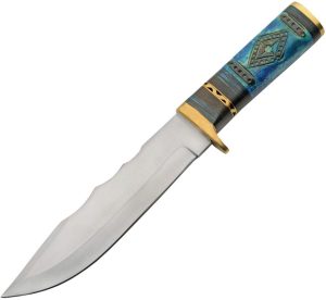 PA203497.jpg Rite Edge Oceans Blue Fixed Blade - Sculpted Handle