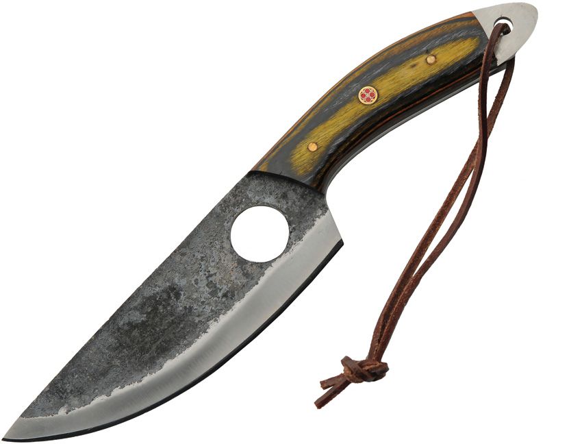 Pakistan Bruin Skinner Fixed Blade Knife 5" Stainless w/ Sheath