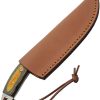 Pakistan Bruin Skinner Fixed Blade - Pakkawood Handle