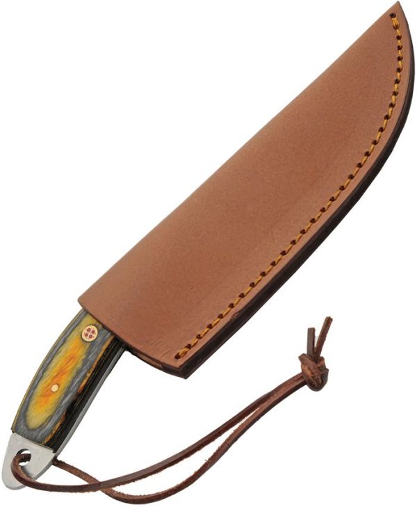 Pakistan Bruin Skinner Fixed Blade - Pakkawood Handle
