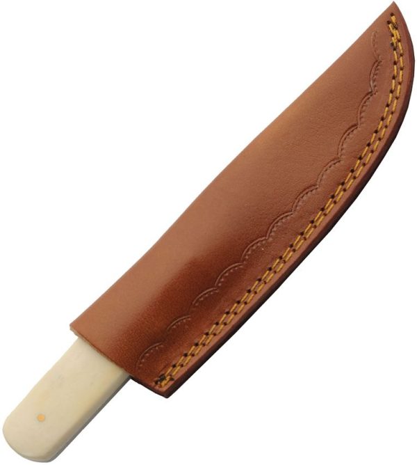 Rite Edge Ivy Stag Hunter Fixed Blade - Camel Bone Handle