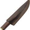 Pakistan Ursa Skinner - Wood Handle Brass Pommel