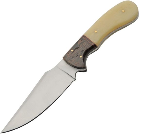 Pakistan Fixed Blade Camel Bone - Clip Point Blade