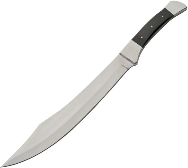 Pakistan Scimitar Style Bowie Black Fixed Blade 12" Knife