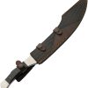 Pakistan Scimitar Style Bowie Black Fixed Blade 12" Knife