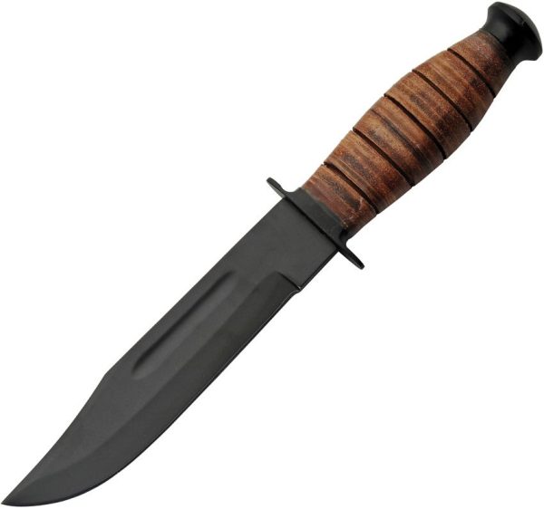 Pakistan Military Knife - Black Bowie 7 inches