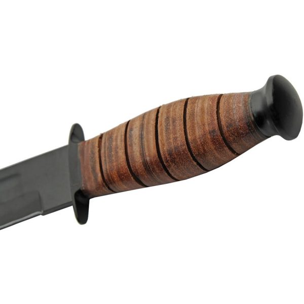 Pakistan Military Knife - Black Bowie 7 inches