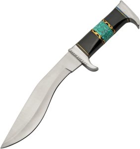 Pakistan Kukri Fixed Blade - Black Resin Handle