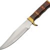 Pakistan Filework Hunter Fixed Blade - Leather Handle