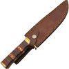 Pakistan Filework Hunter Fixed Blade - Leather Handle