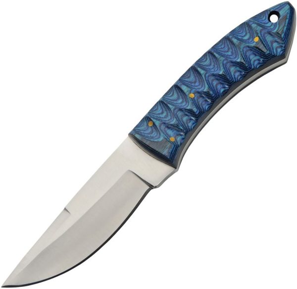 Pakistan River Fixed Blade - Blue Wood Handle