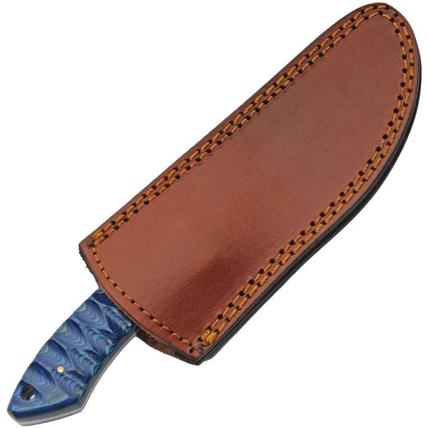 Pakistan River Fixed Blade - Blue Wood Handle