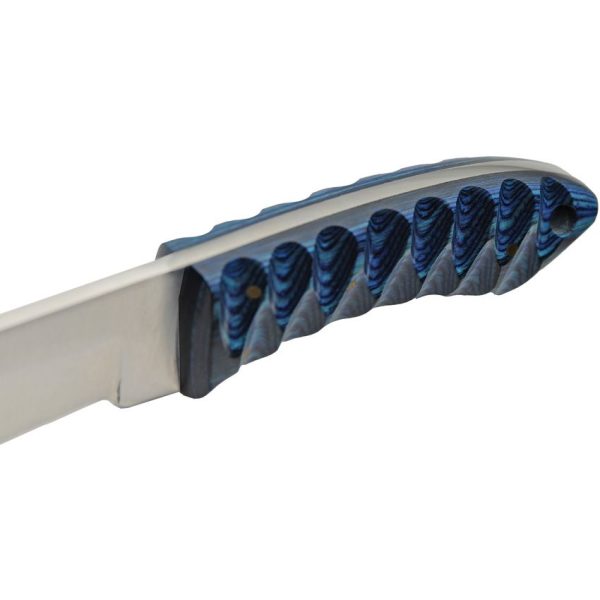 Pakistan River Fixed Blade - Blue Wood Handle